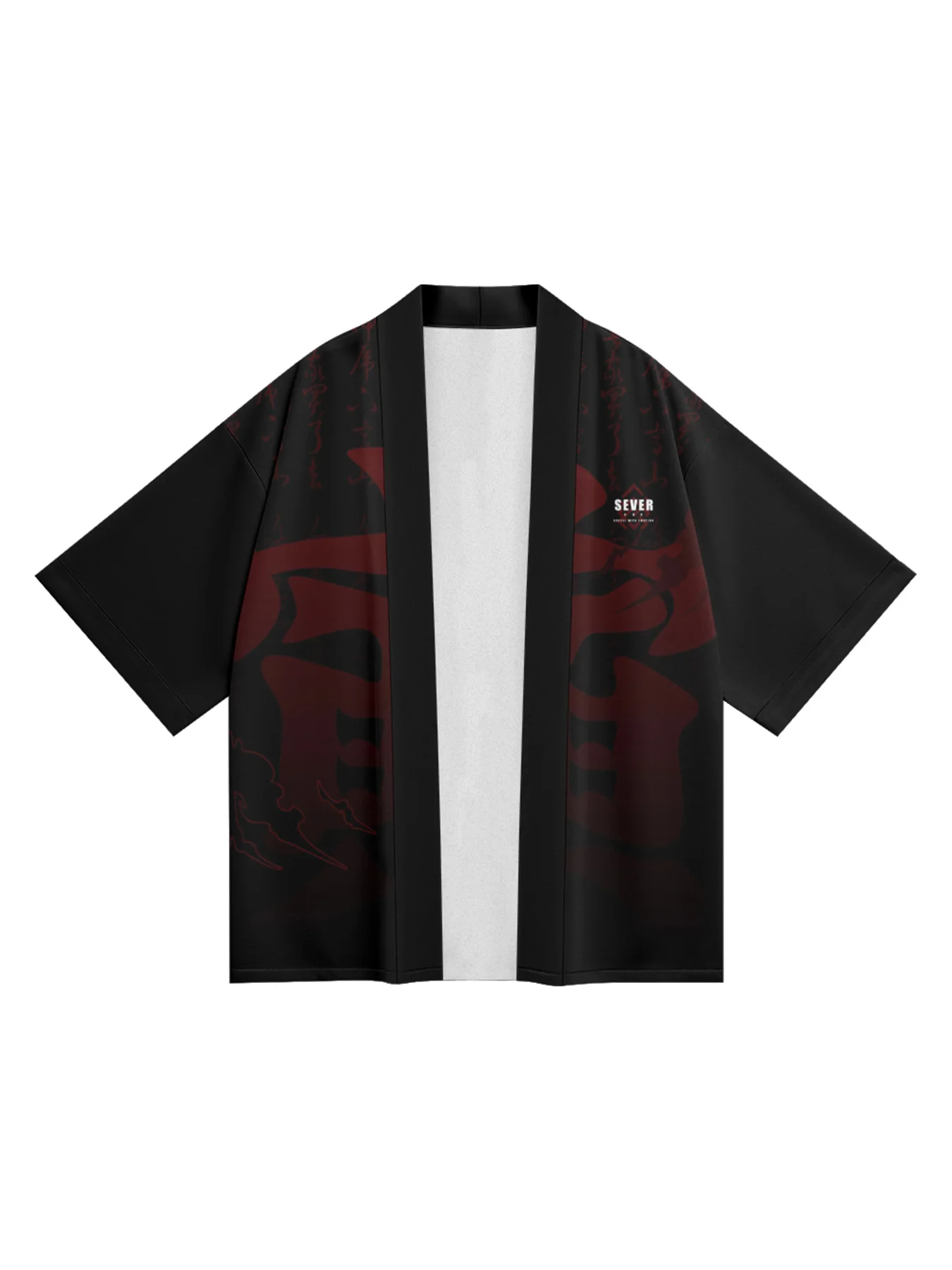 National Tide Japanese Samurai Style Men\'s Shirts New Streetwear Short Sleeve Loose Blouse Casual Clothes men clothing