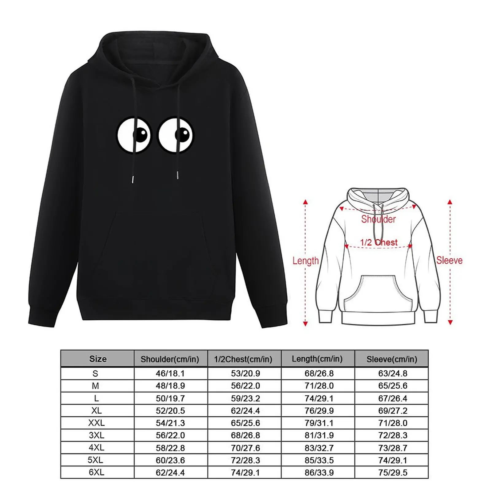 Eyes RU Pullover Hoodie men wear autumn jacket men new in hoodies and blouses