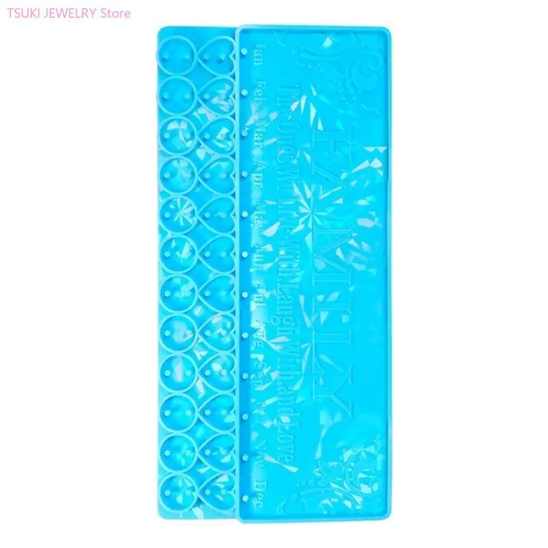 62KE DIY Craft Pendant Mould ablendans قوالب جدار السيليكون