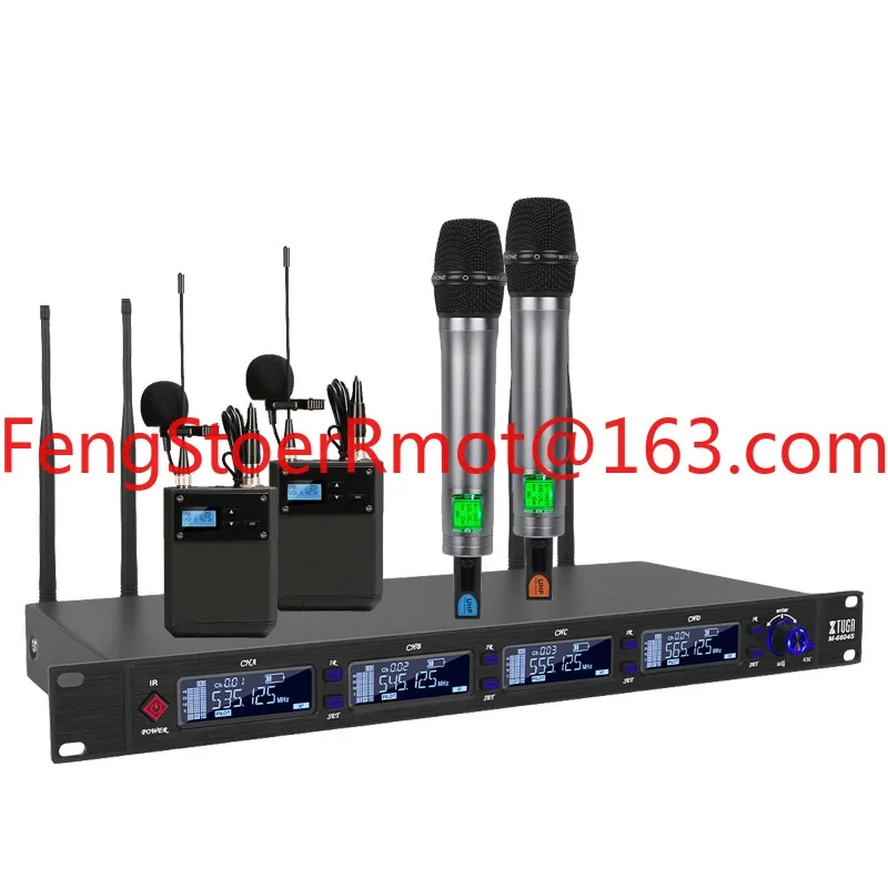 

M-6604S Популярный беспроводной ручной и петличный микрофон UHF