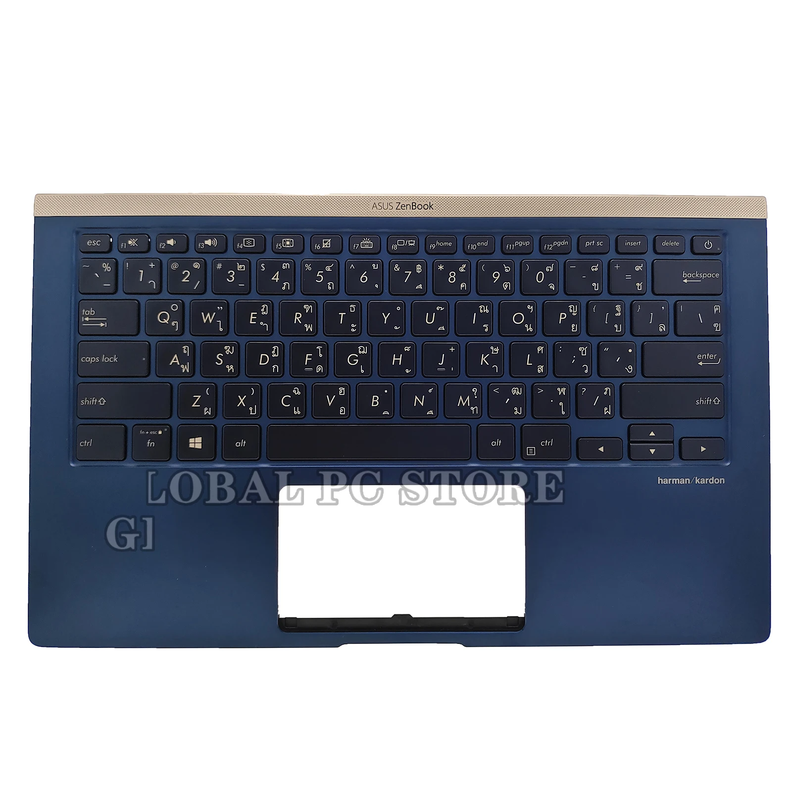 

KEFU UX433 For ASUS Laptop Keyboard UX433F UX433FA UX433FN U4300F UX433FL Keyboard Palmrest C Shell Assembly