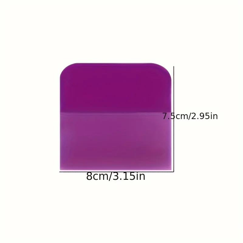 3PCS Car Film Tool Invisible Car Wrap Scraper Construction Special Transparent Film Rubber Drainage Soft Scraper