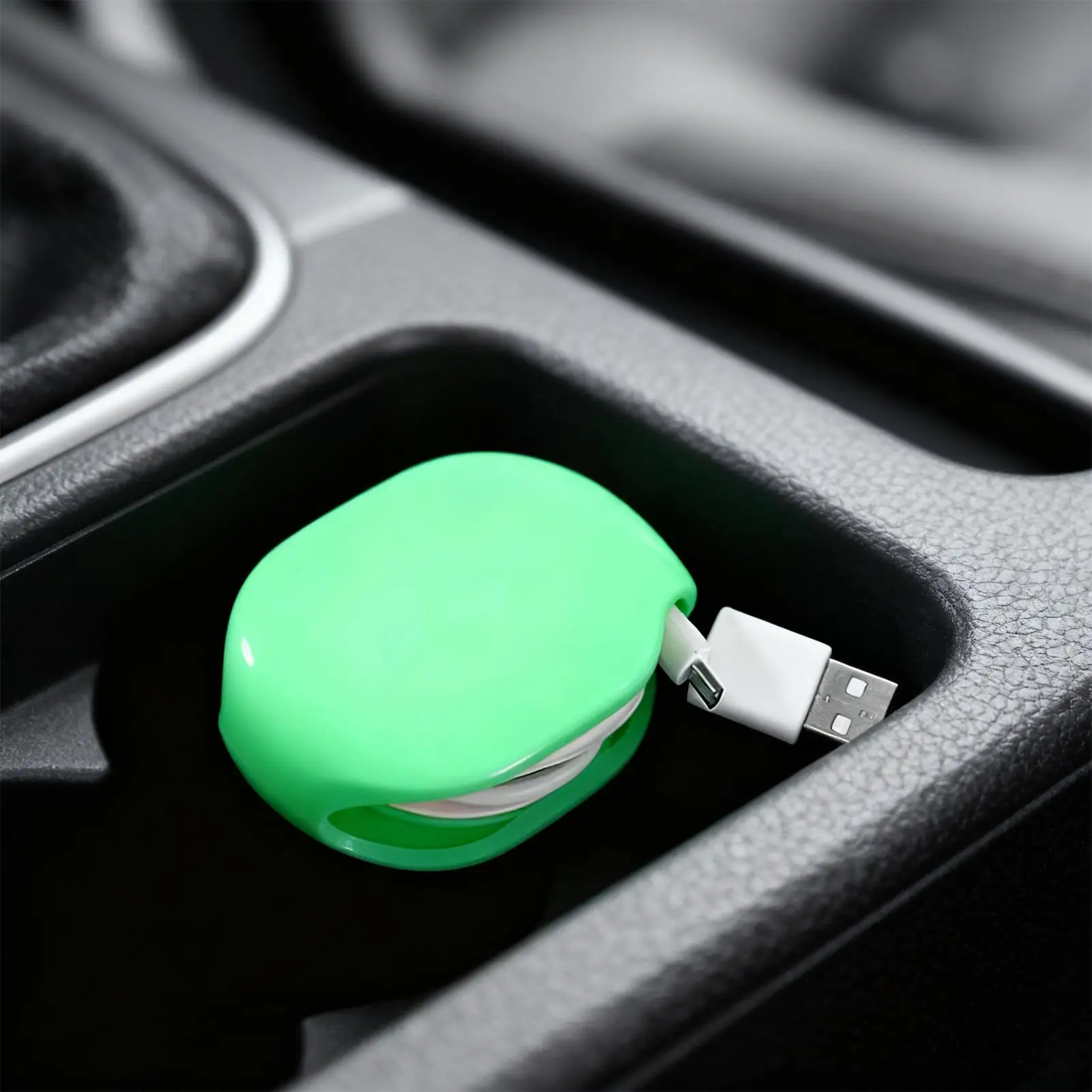 Charger Cord Winder Retractable Quick Wrapping Automatic Reel Charger Cable Organizer For Living Room Bedroom Travel Workshop