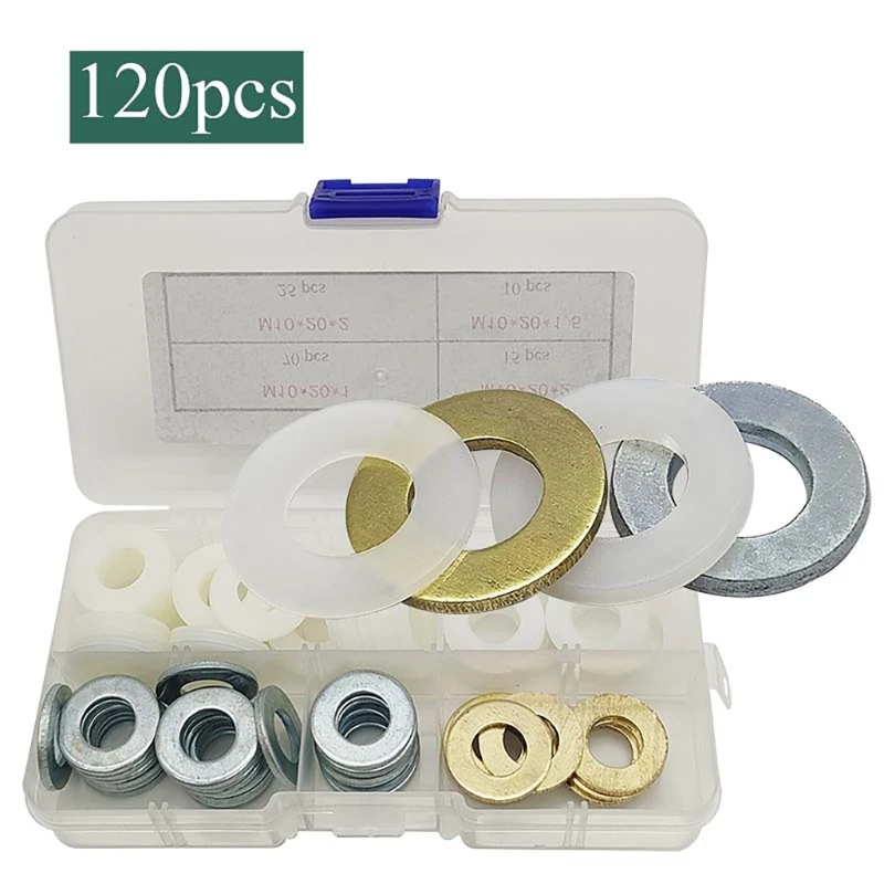 Assortiment 120pcs meubles meubles Rings Set Enleme