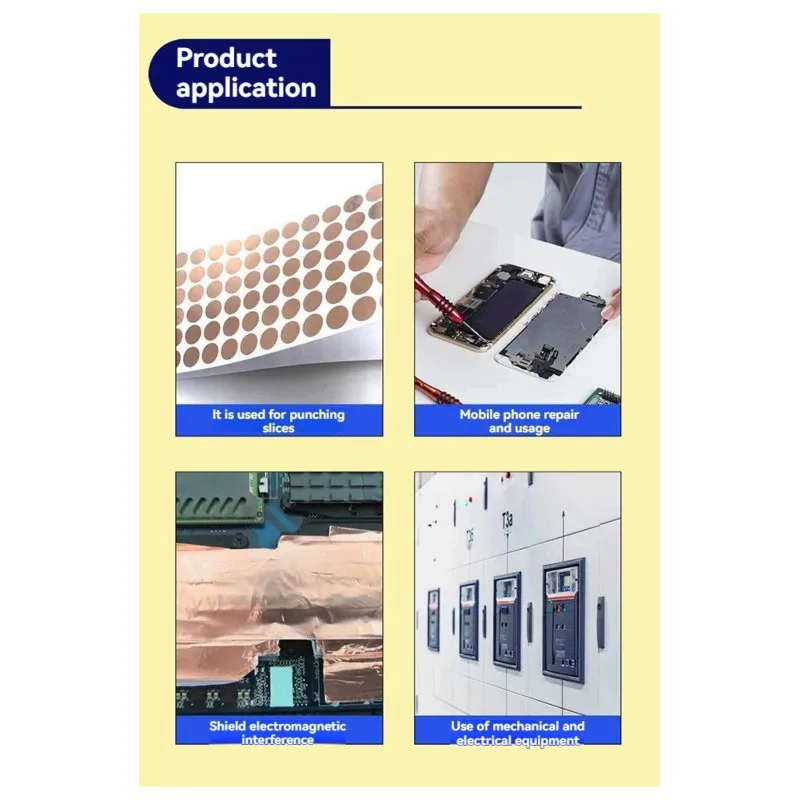 

A25I-For EMI Shielding Copper Foil Tape- High-Temperature Heat Resistant Adhesive Material