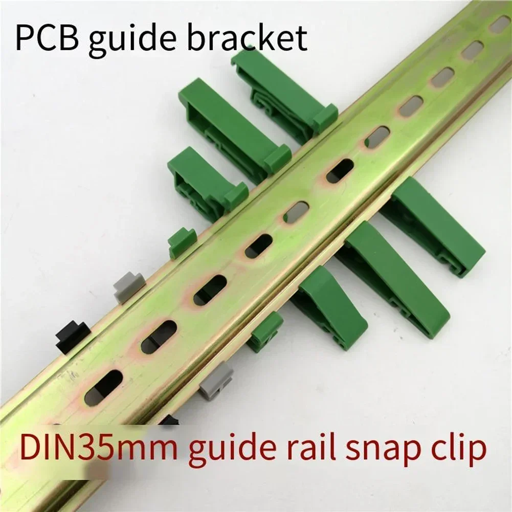 2 szt. 35mm PCB Adapter do montażu na szynie DIN PCB klipsy wspornika montażowego płytki drukowane uchwyt wspornika klipsy nośne panele