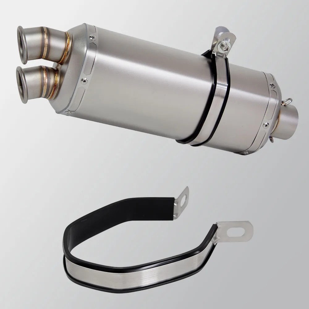 S9 Exhaust Universal 51MM Motorcycle Muffler with DB Killer For XL750 CRF300L VSTROM850 XMAX300 F900R TENERE700 368G 450MT DL650 - view 3