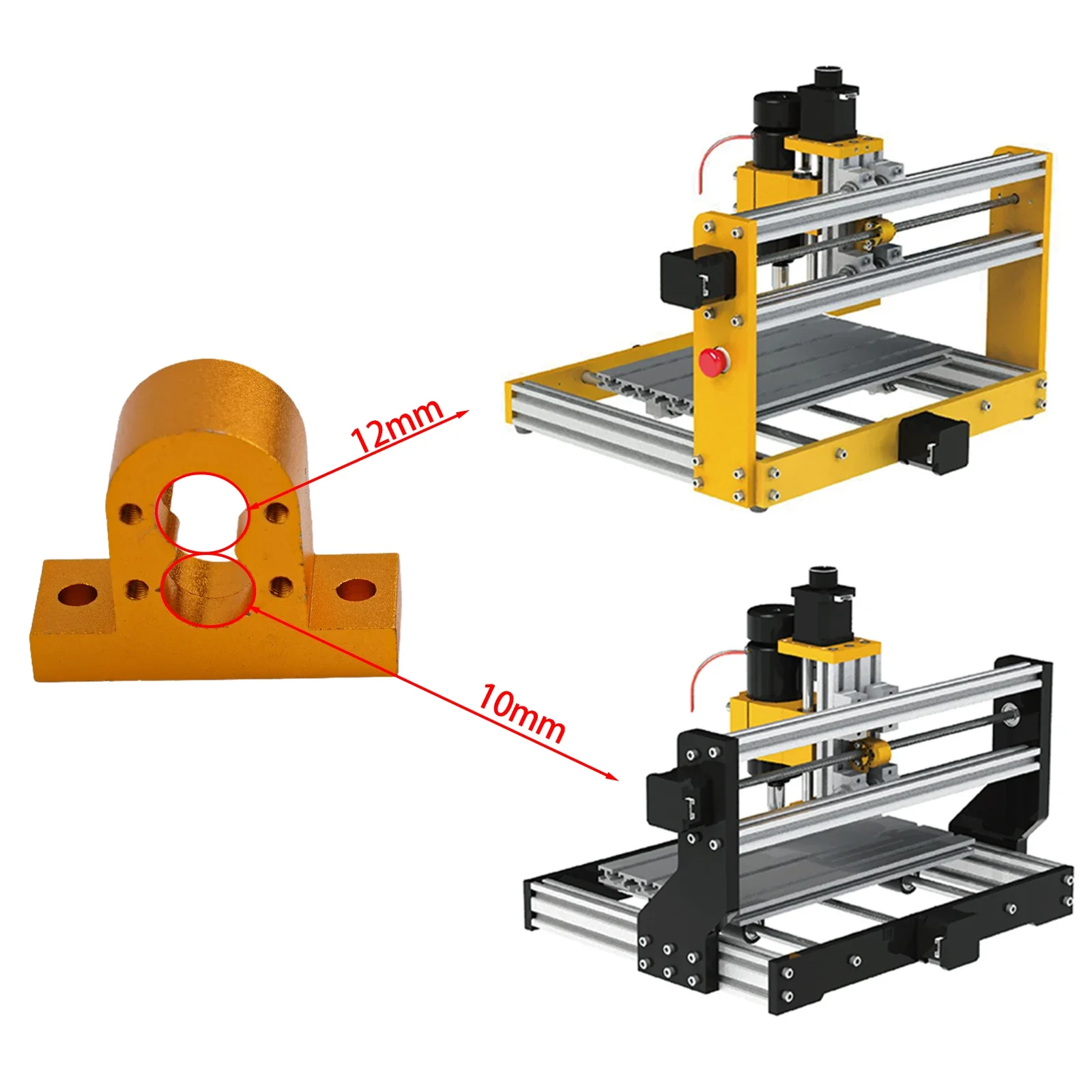 อุปกรณ์เสริมสำหรับเครื่องเราเตอร์ CNC ชุดอัปเกรดแกน x 1ชิ้น