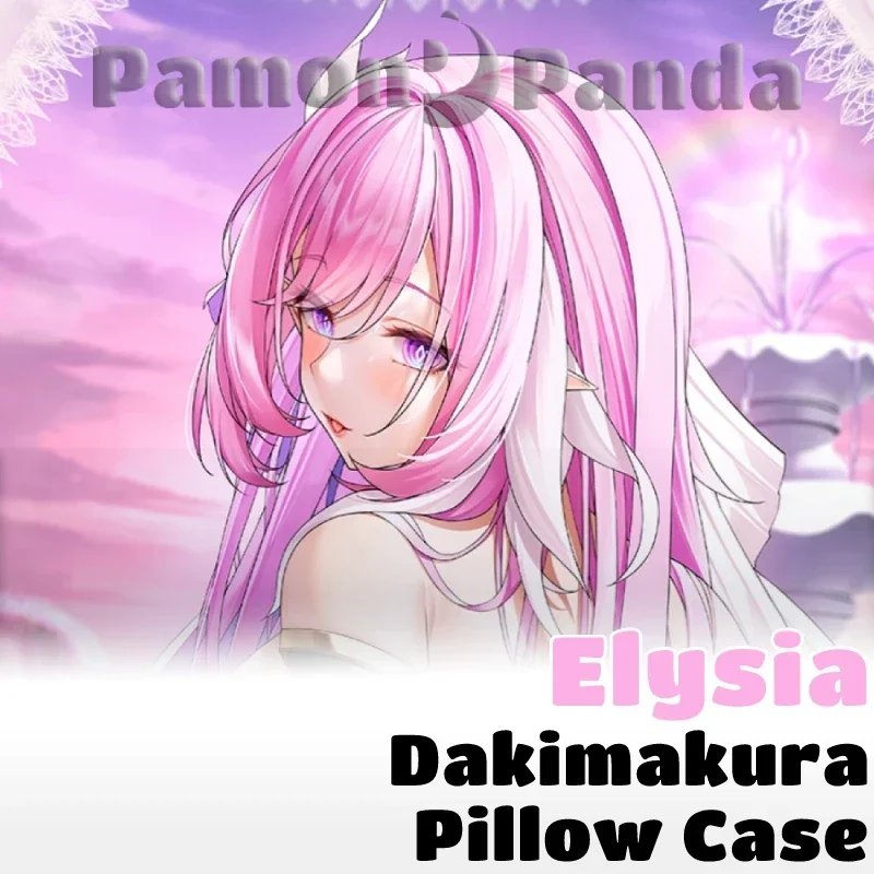 

Elysia Dakimakura Honkai Impact Game, обнимающая подушка для всего тела, сексуальная наволочка, наволочка, домашнее постельное белье отаку, декор, подарок