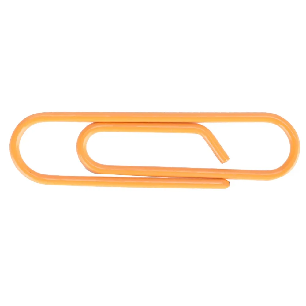 

Cute Design 3 Boxes Paper Clip Metal Orange Shaped Paper Clip Small Size Portable Design PET Paper Clip School