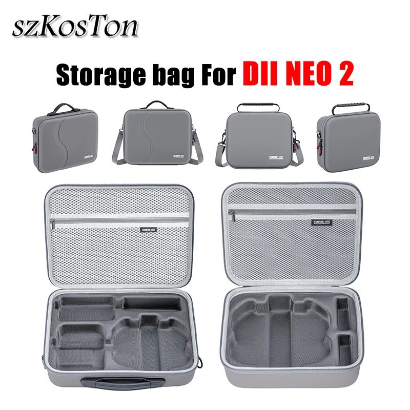 Aufbewahrungstasche für DJI NEO 2, Hartschalenkoffer, wasserdichte Handtasche, Schutz, Reisebox, Drohnenzubehör