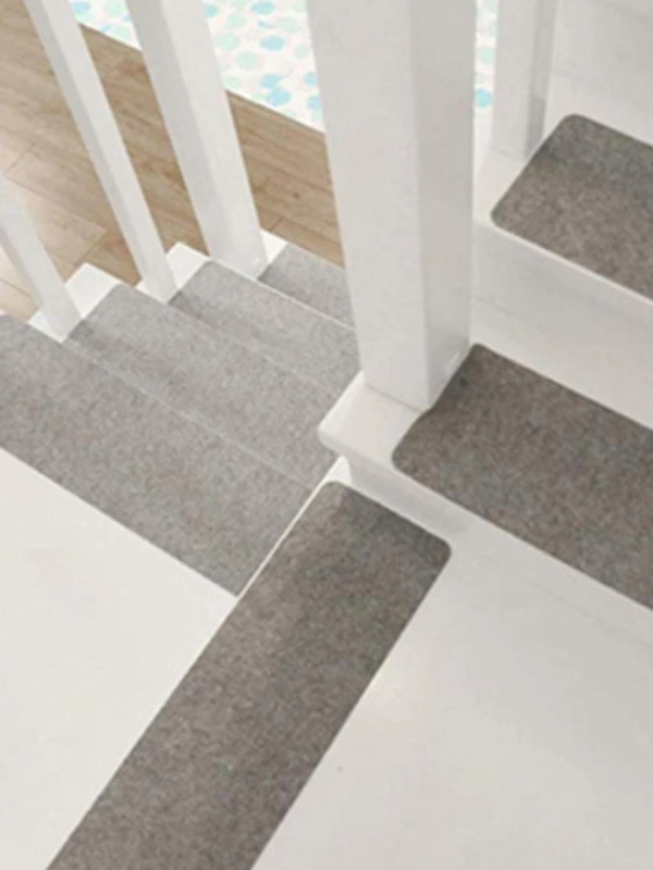 55x20cm DIY Cutting Floor Anti-slip Stair Mat Carpet Strips Treads Staircase Step Self-adhesive Stair Pad Bottom Rugs Carpet