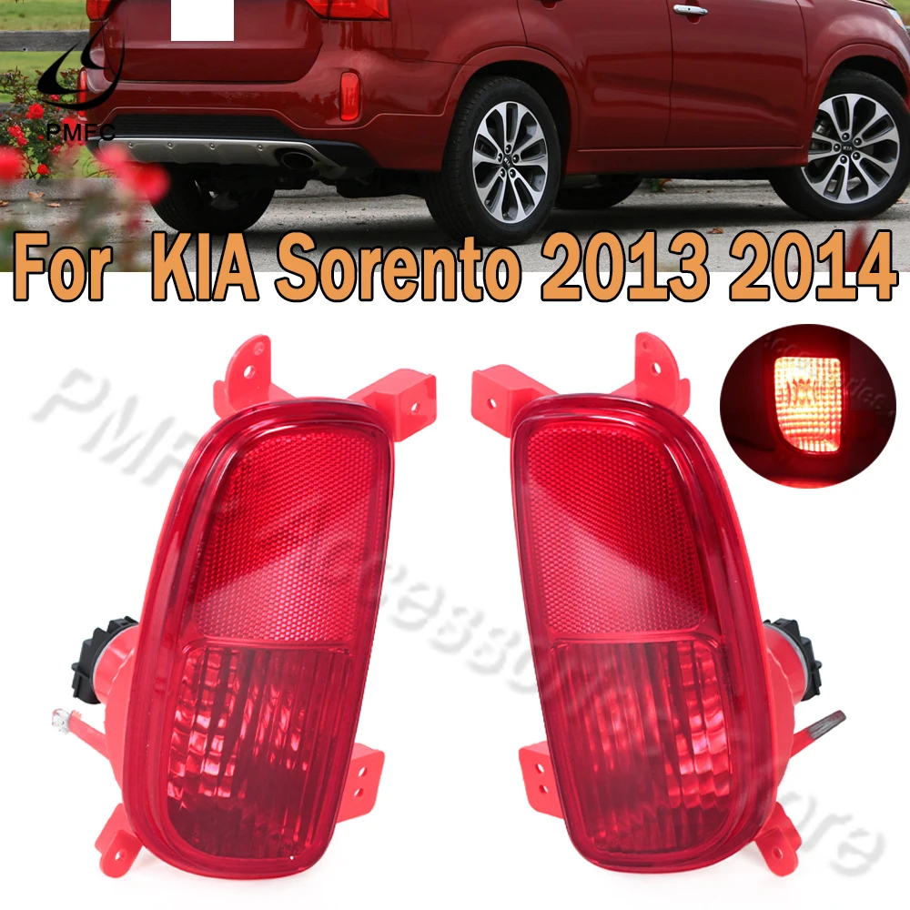 PMFC Brake Lamp Rear Bumper Signal Reflector Brake Light 92405-2P850 For KIA Sorento 2013 2014 Rear Bumper Reflector Light