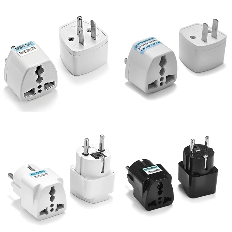 US Plug Adapter Euro AU UK EU TO US Universal Travel Adapter American Power Socket USA Electrical Plug Converter AC Outlet