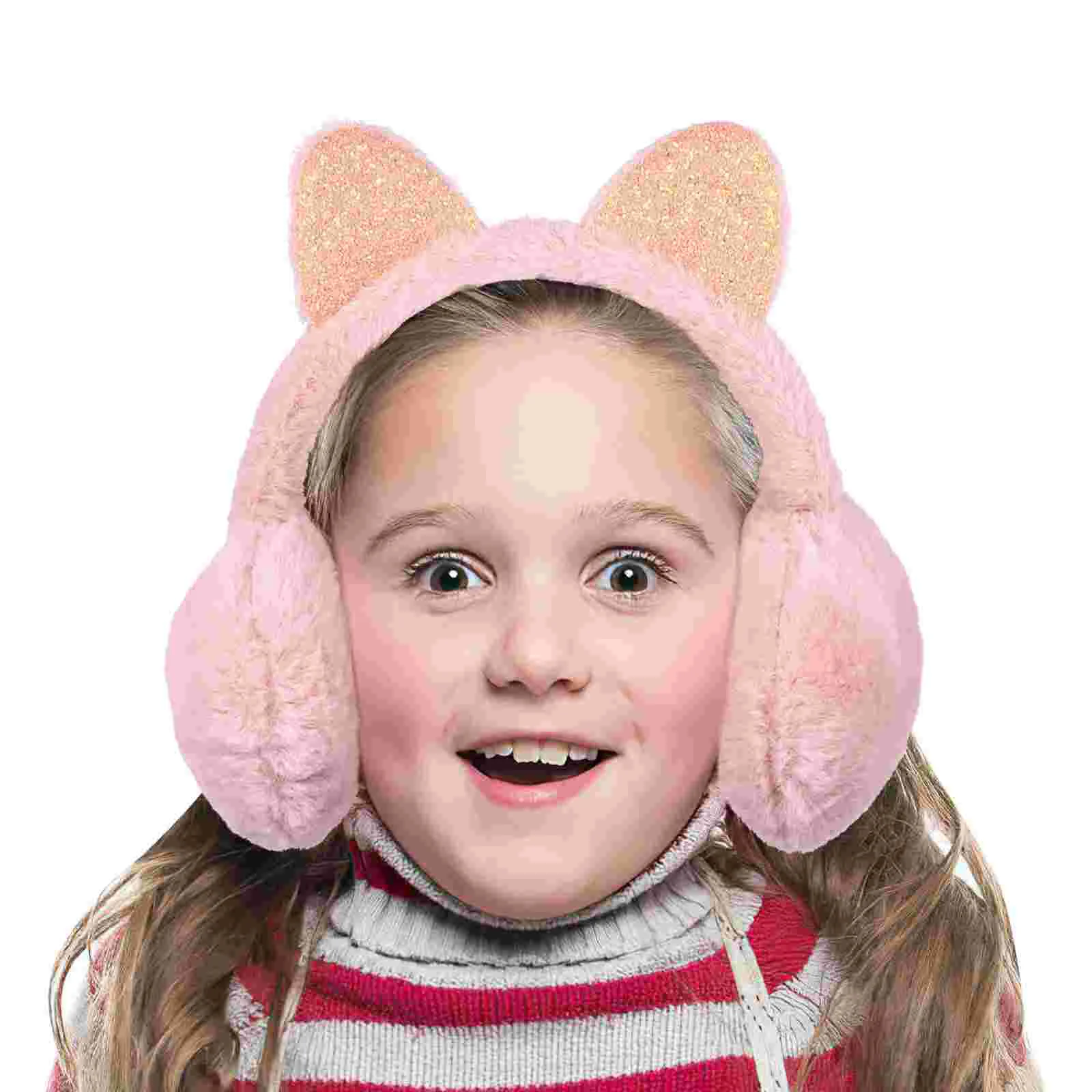 Warm Earmuff Cat Ears Winter for Girls Christmas Stylish Women Warmers Plush Soft