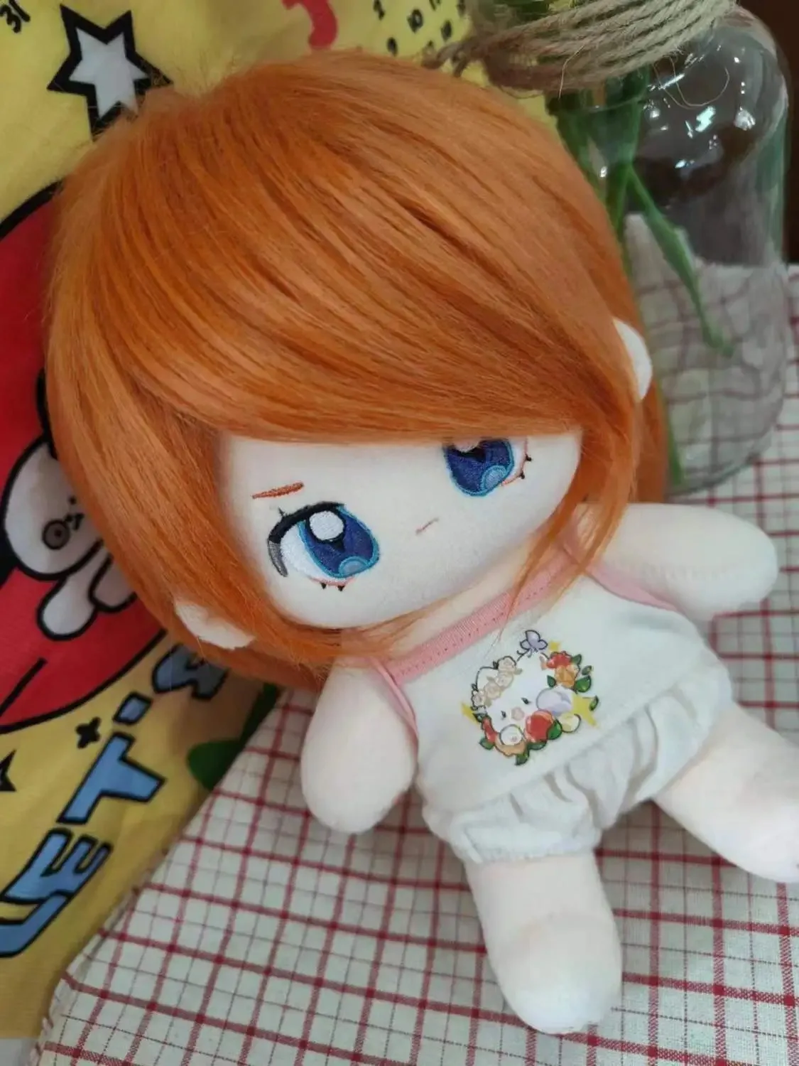 20CM New EVA Asuka Langley Soryu Cosplay Cartoon Anime Soft Body Dress Up Clothes Xmas Gift