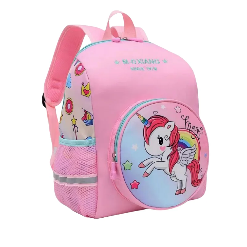 Cute Cartoon Animal Kids Backpack - Spacious and Waterproof Nylon Children's Backpack