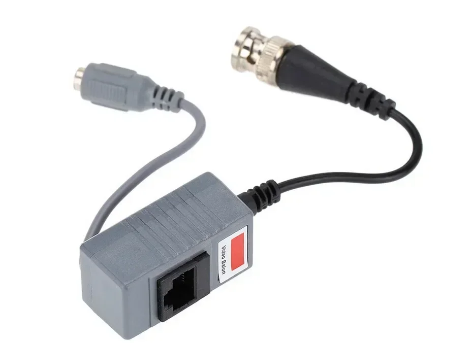 CCTV Camera Accessories, BNC UTP RJ45 Video Balun with Audio and Power over CAT5/5E/6 Cable, 10pcs