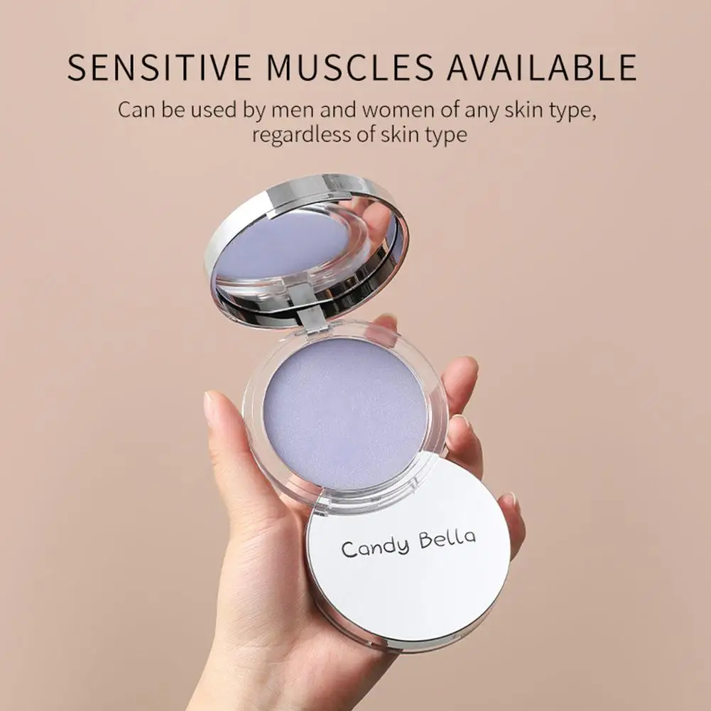 Mattes Puder öl Kontroll gesicht gepresstes Puder langlebiges kompaktes Puder mit Mini Puff Nude Make-up Abbinde puder