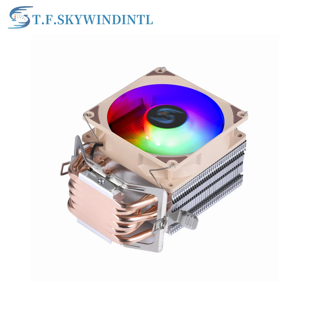 Computer PC Heatsink Cooling CPU Cooler Fan 3pin 4pin For Intel LGA 1150 1151 1155 1700 775 1200 AMD AM3 AM4 DIY PC Case