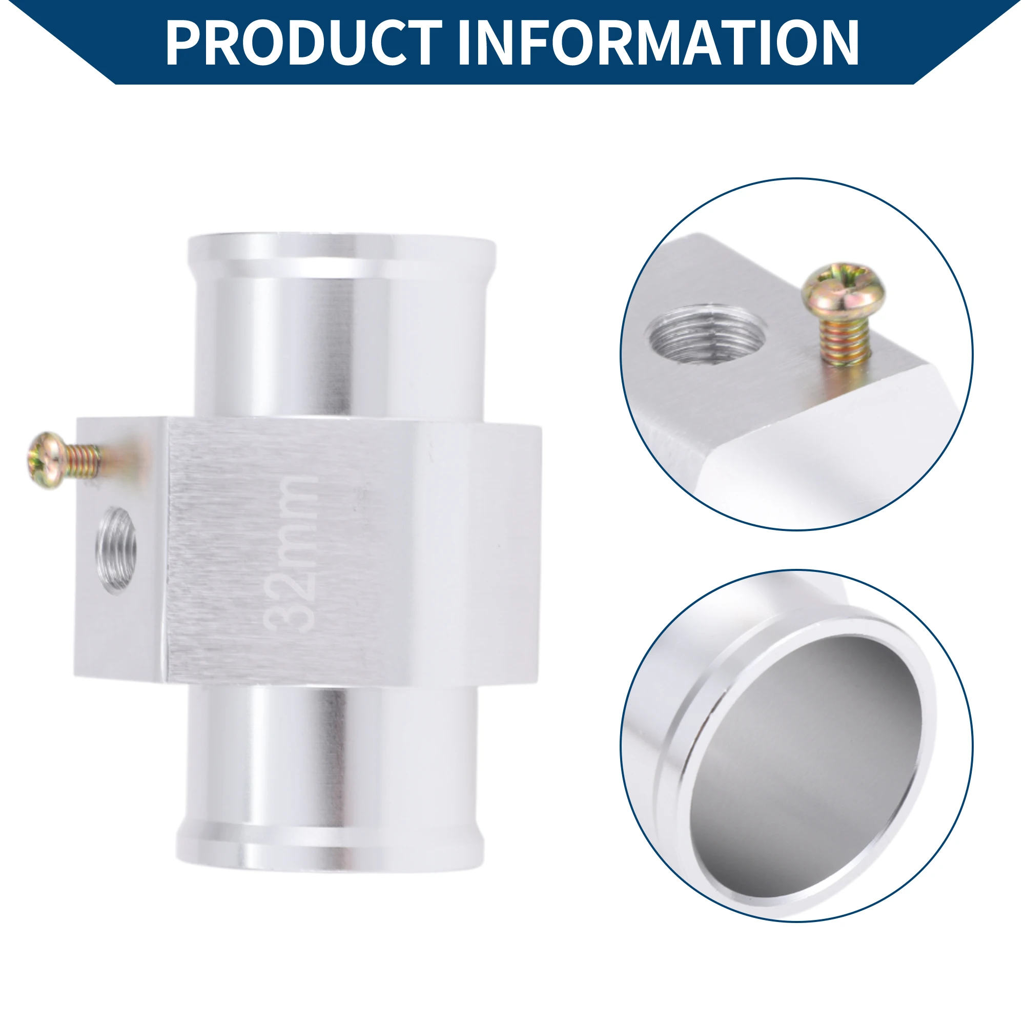 UXCELL Kit de sensor de temperatura del agua 1/8 "NPT 1,26" 210'F encendido - 195'F apagado enfriamiento automático del radiador