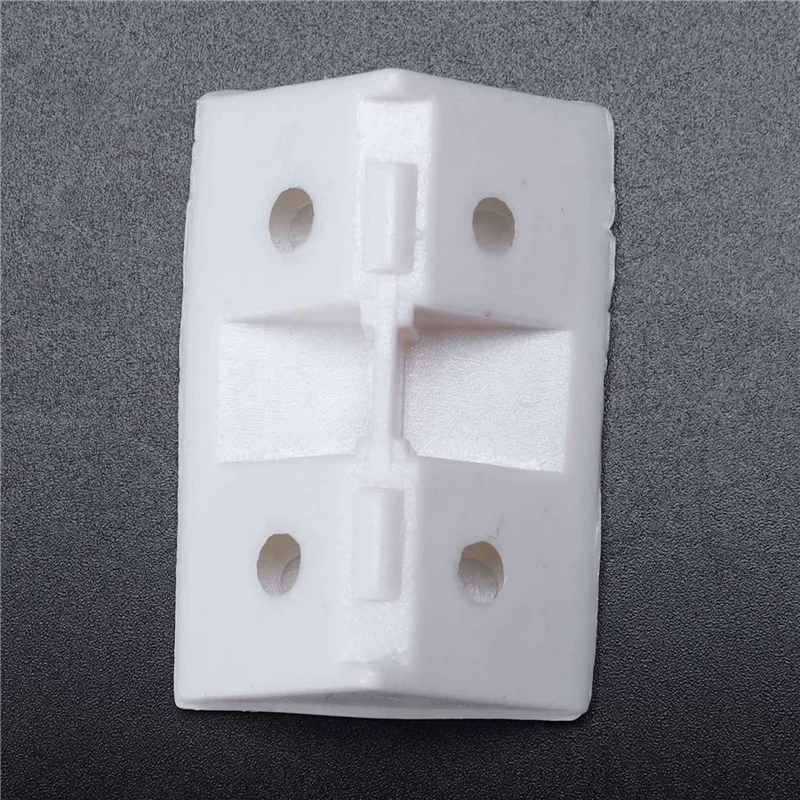

MCGS-120Pcs Shelf Cabinet 90 Degree Plastic Corner Braces Angle Brackets White