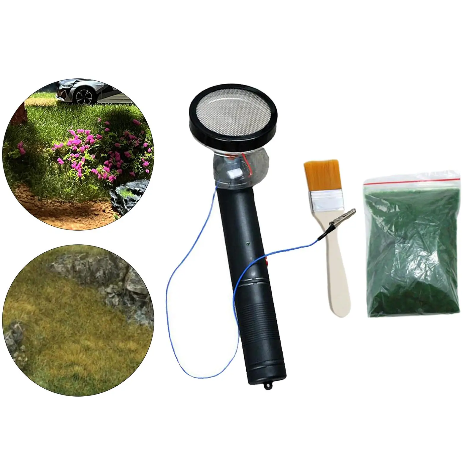 

Статическая флокированная щетка для дорожного строительства, сказочного сада, микропейзажа