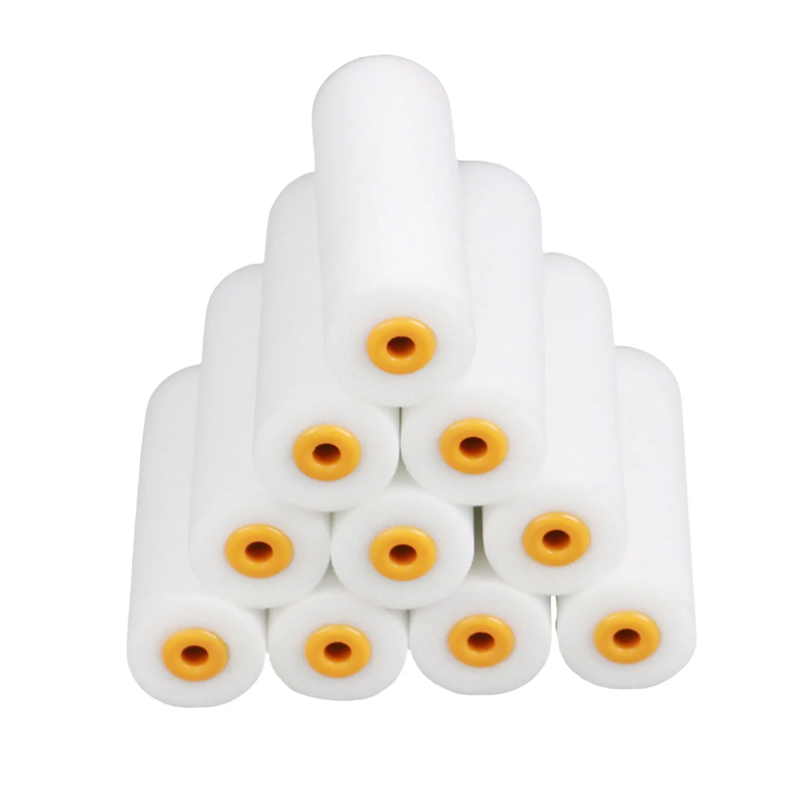 10 Pack Art Craft Paint Roller 4 Inch Reusable Graffiti Paint Roller No Lint Shedding for Walls Cabinets Doors House Painting