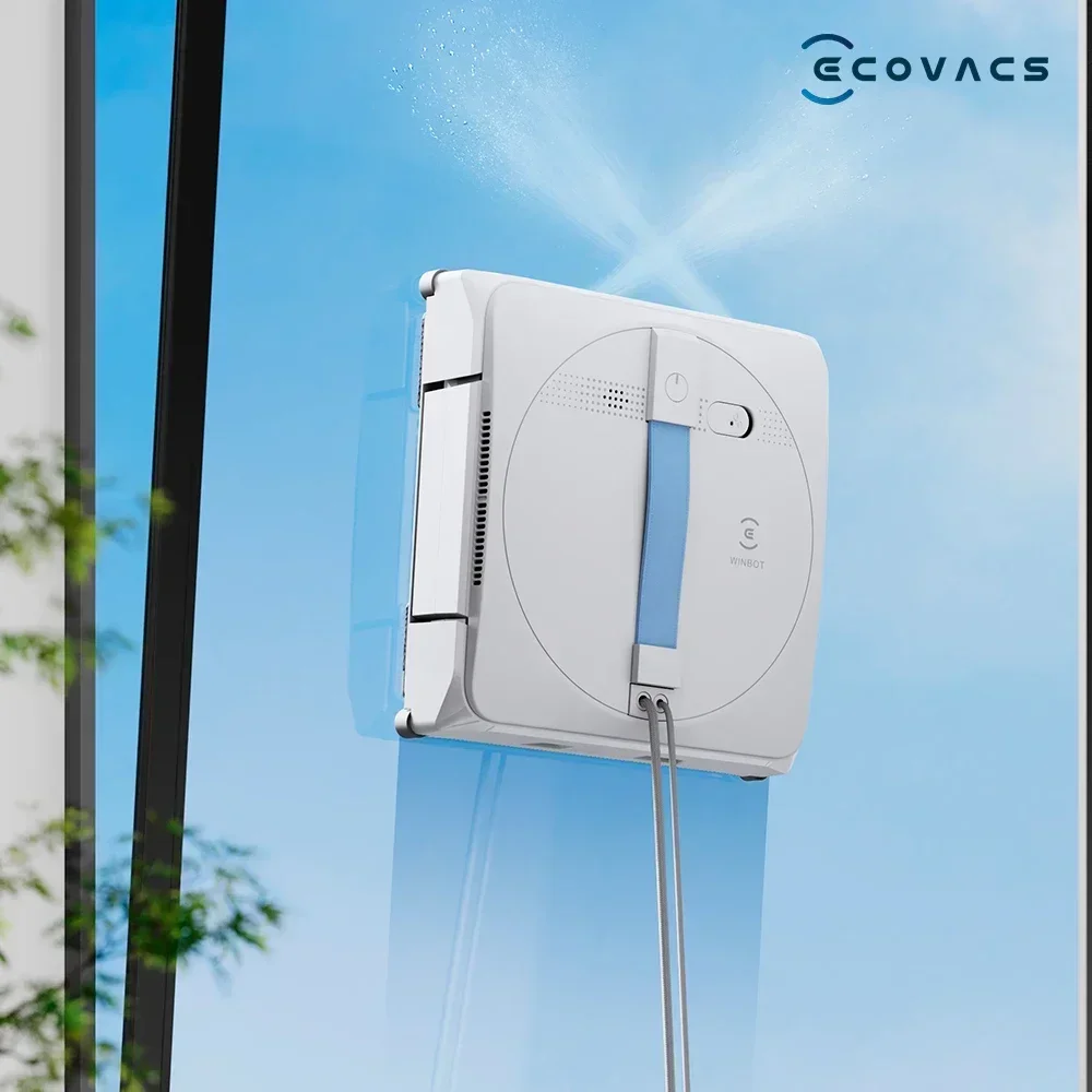 Ecovacs Water Spray Очиститель окон Робот W1S Очиститель Умный дом Полностью автоматическийlimpia Vidrios Ventanas Electric Do Mycia Okien