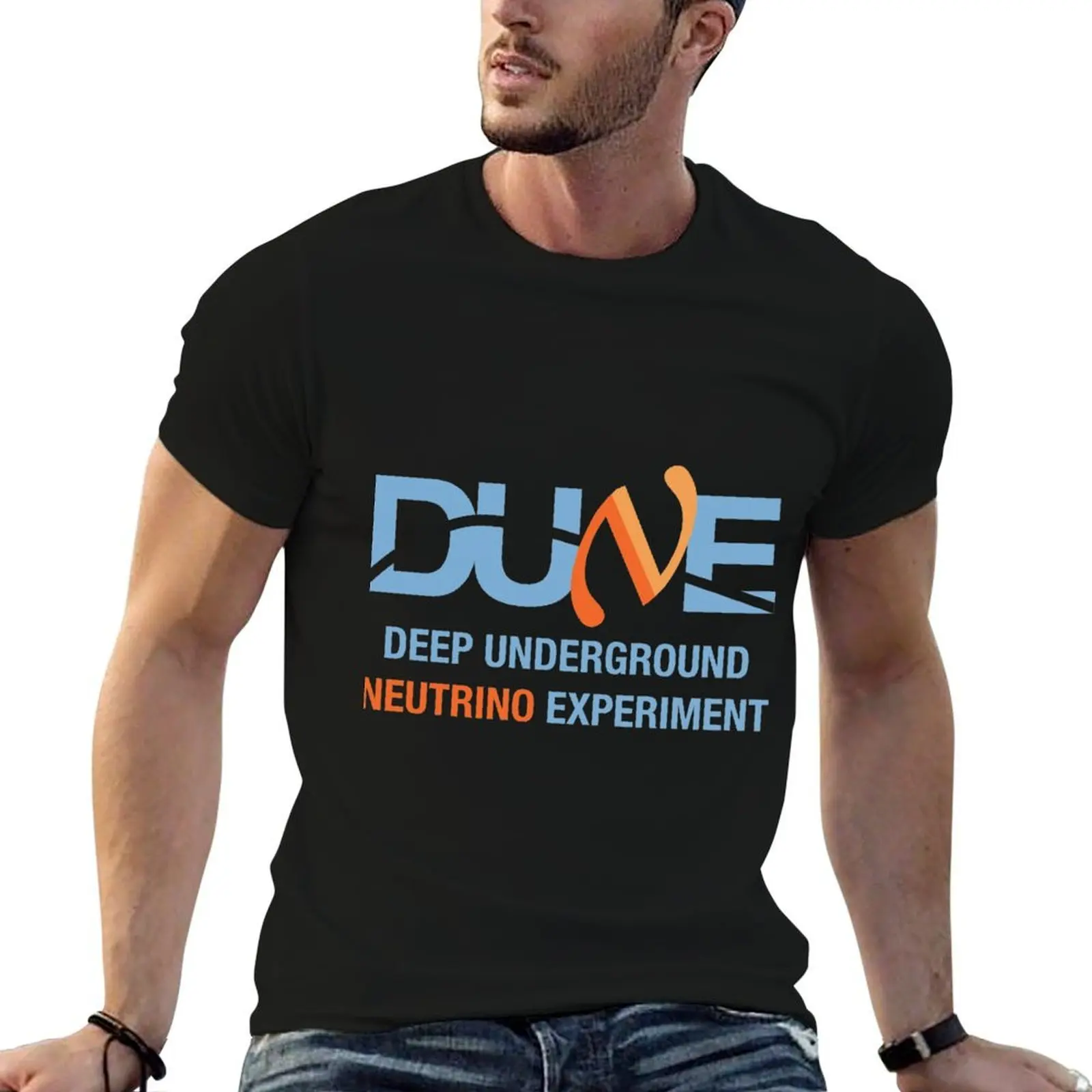 

Deep Underground Neutrino Experiment (DUNE) Logo T-Shirt graphic t shirts for man printed t shirts for man T-Shirt