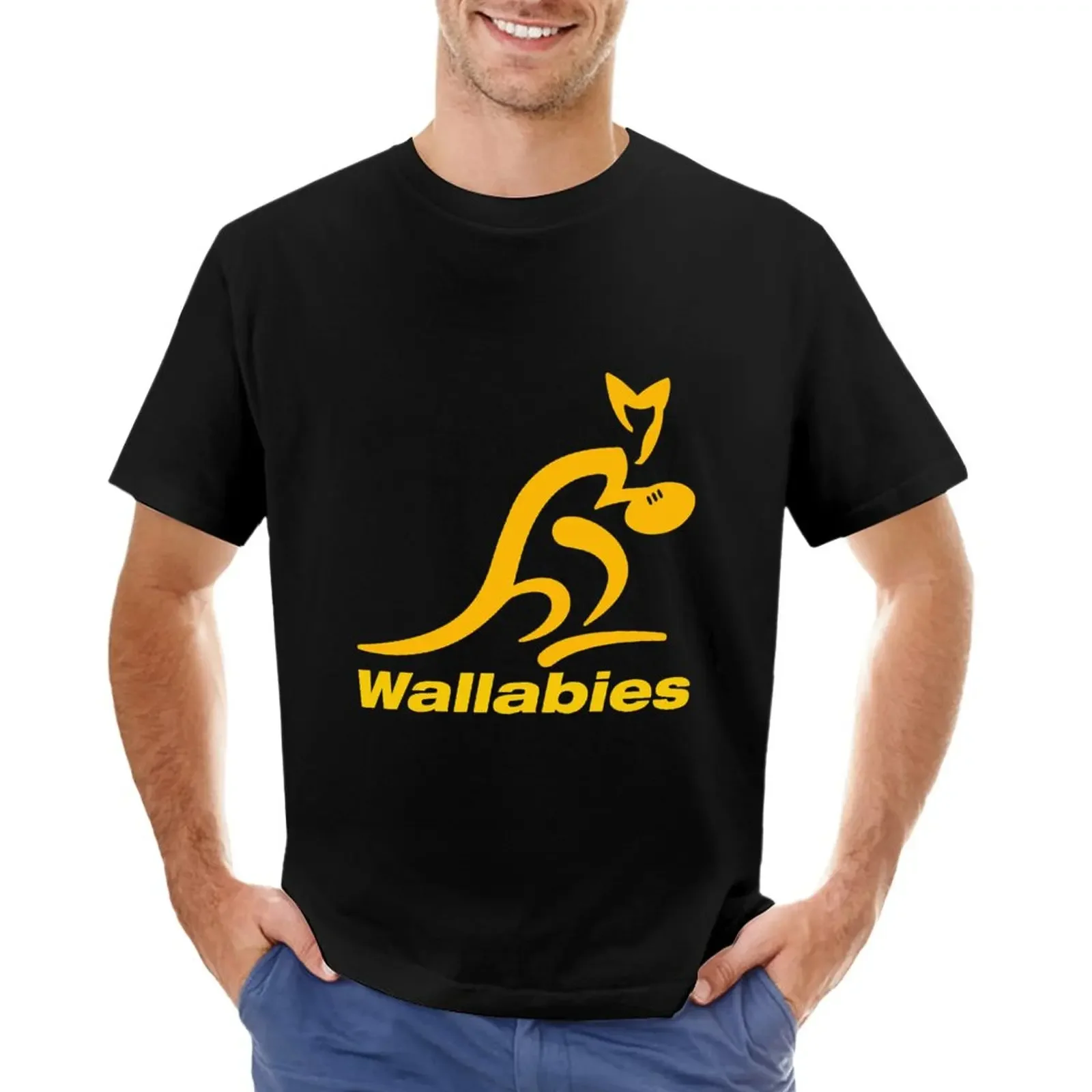 The Wallabies Rugby Vintage Men's Handmade Retro ee T-Shirt cute clothes cute tops mens white t shirts