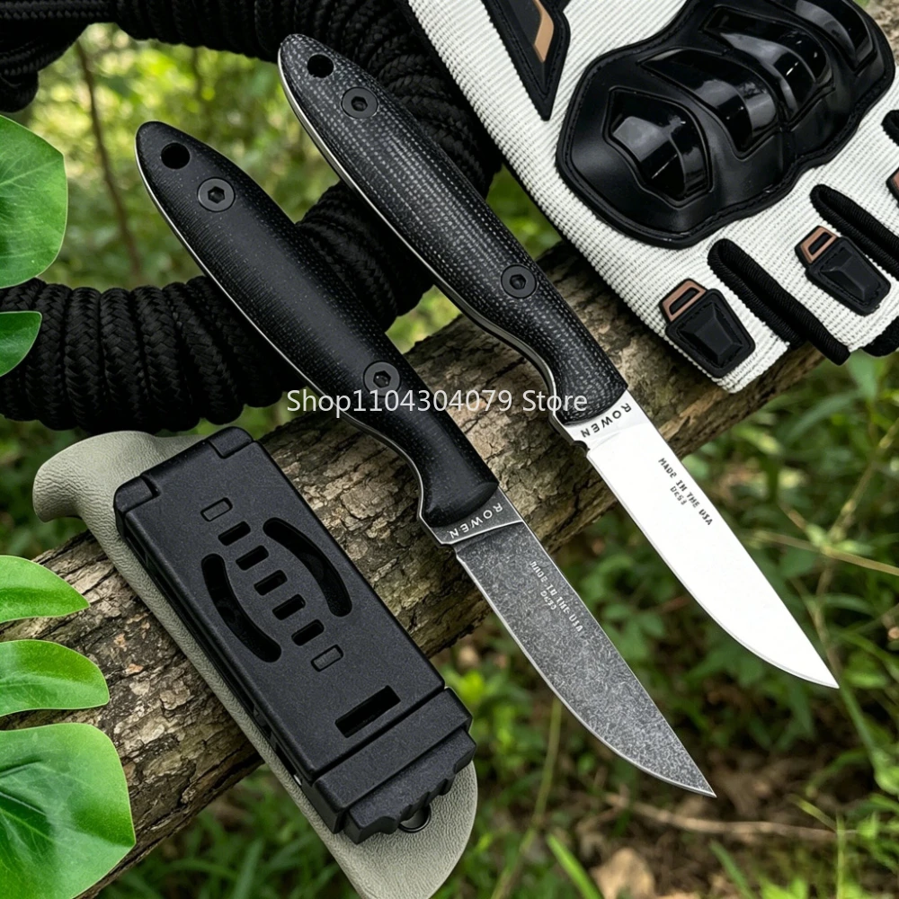 

Jungle Outdoor Adventure Pratictical Fixed Blade Knife Camping Gear Multi-purpose Hiking Wilderness Climbing Pocket Knife EDC