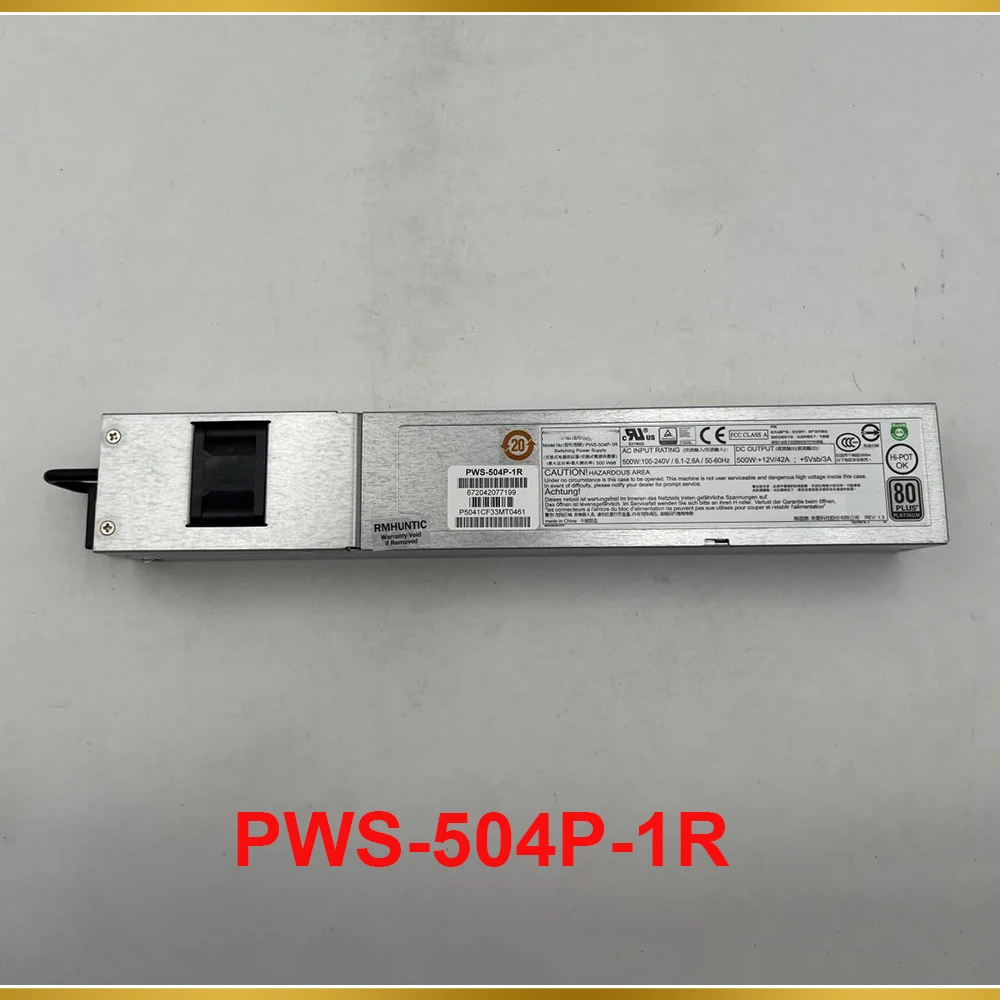 500W For Supermicro Power Module 1U Server Redundant Power Supply PWS-504P-1R