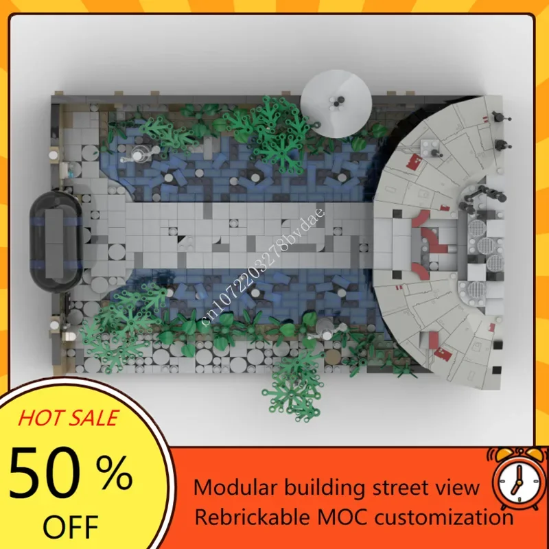 2449 Uds. MOC Space Battle Series Ahsoka vs The Magistrate modelo rompecabezas personalizado tecnología creativa montar juguetes regalos