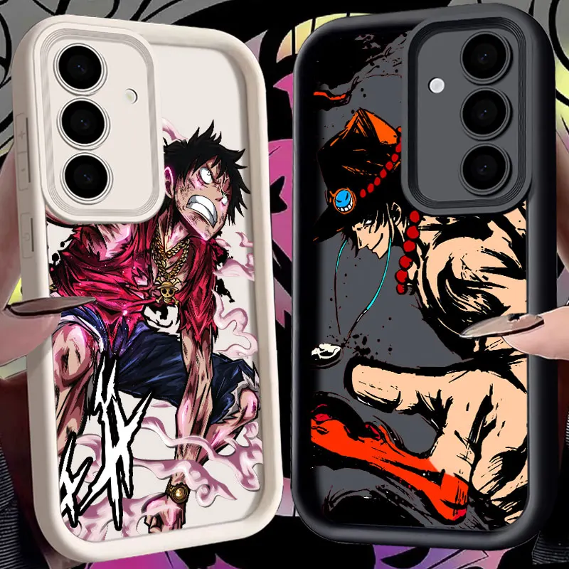 

Monkey D Luffys O-One Cool Pieces S24 25 Phone Case For Samsung Galaxy S24 S23 S21 S20 Fe S25 Ultra S22 Plus 5G Shockproof Cover