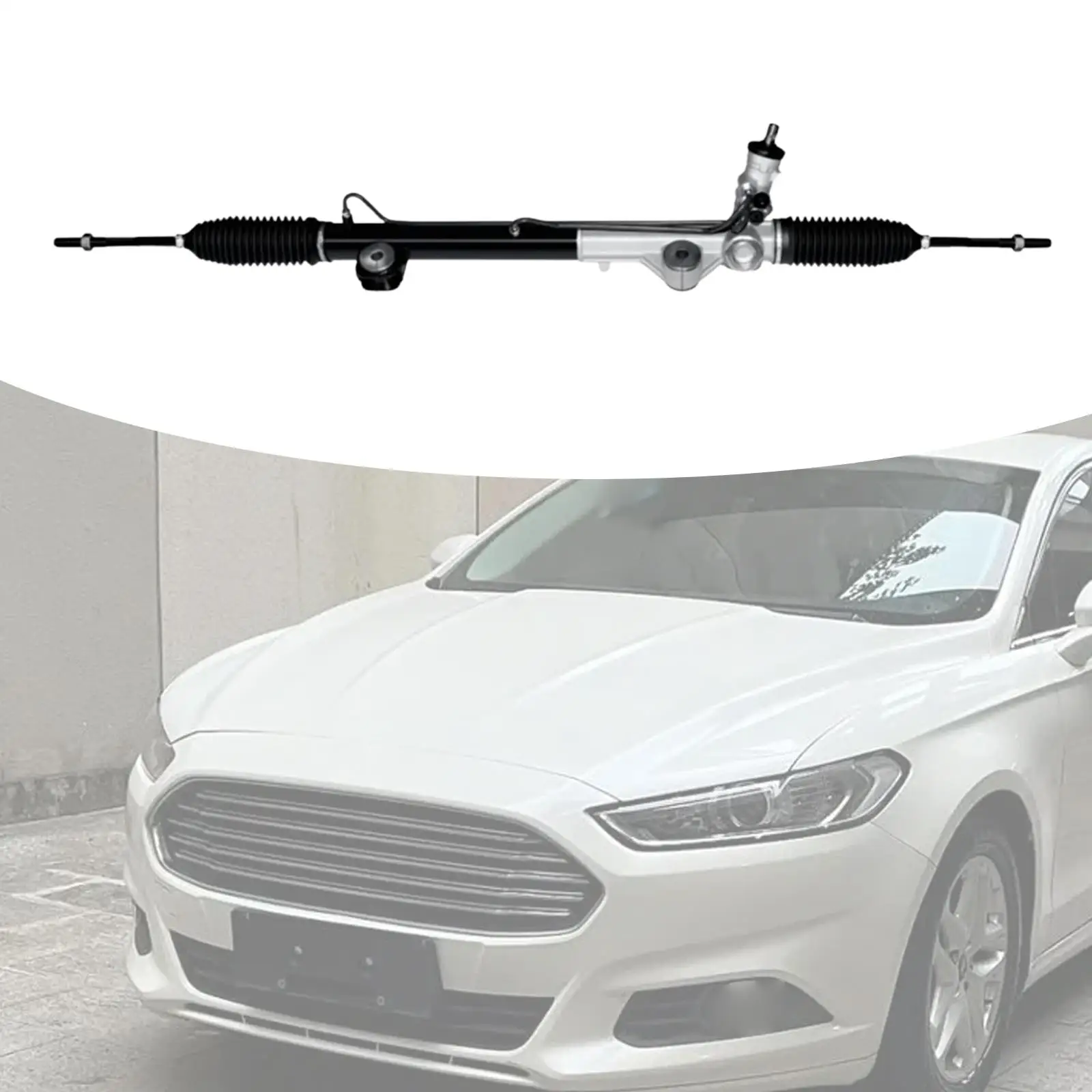 Power Steering Rack and Pinion Assembly 4L3Z3504BB Practical Sturdy Convenient Easy to Use Accessories for Ford F-150 04-08