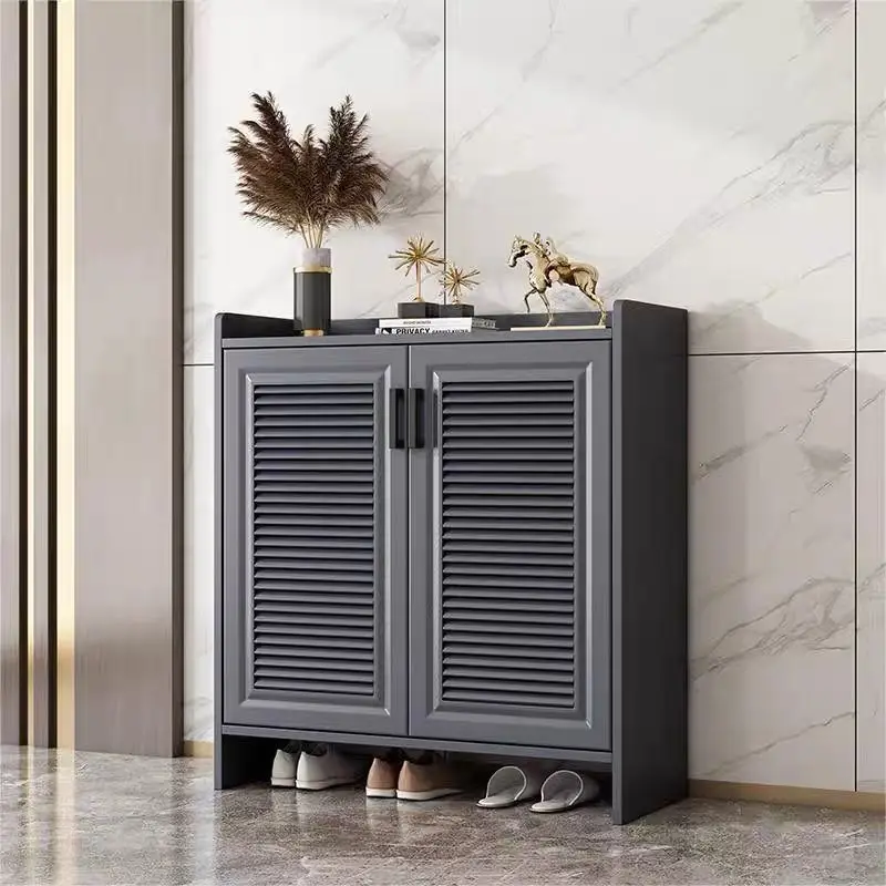 All-aluminum alloy shoe cabinet entrance door corridor moisture-proof and dustproof balcony indoor sun-proof waterproof locker