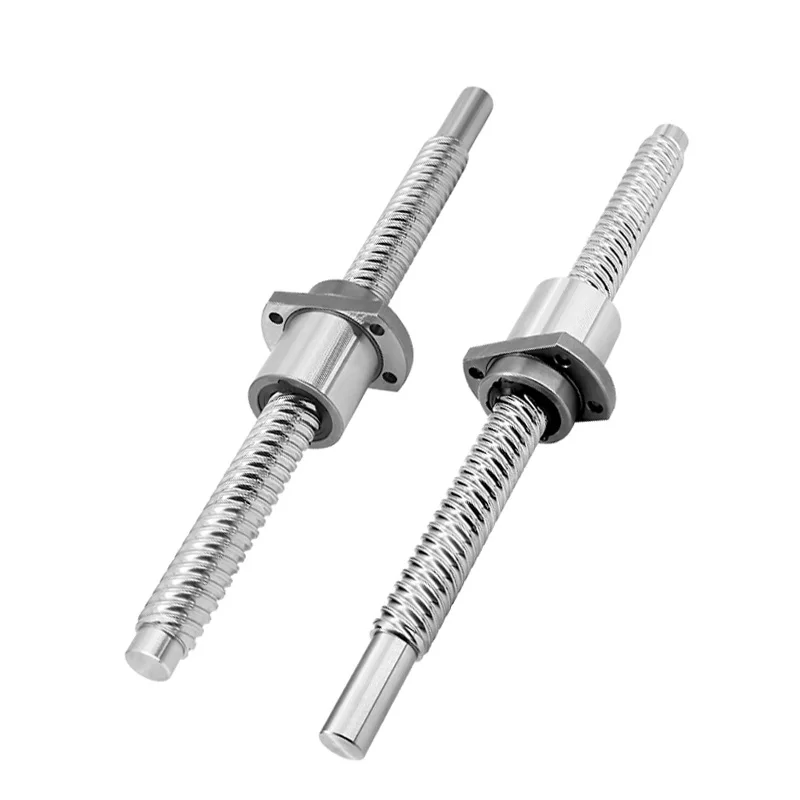 CNC 6mm Miniature Ball Screw SFK0601 100mm-550mm Micro Ball Screw for 3D Printer