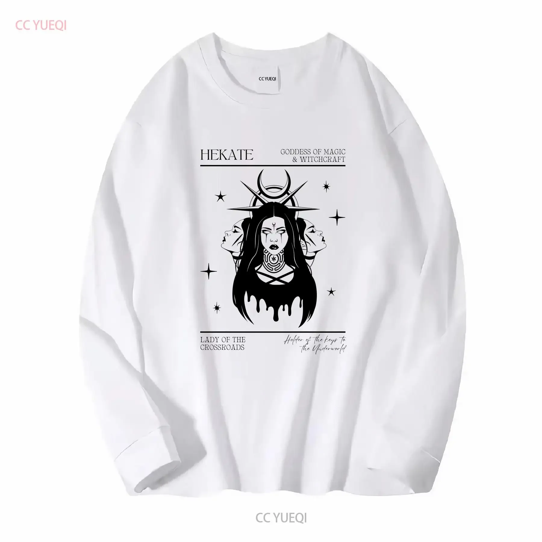 Triple Goddess T Shirt Hecate Greek Mythology Hekate Necromancy Whimsigoth Clothing Witchcore Witchy Stuff Freyja Hades Unisex