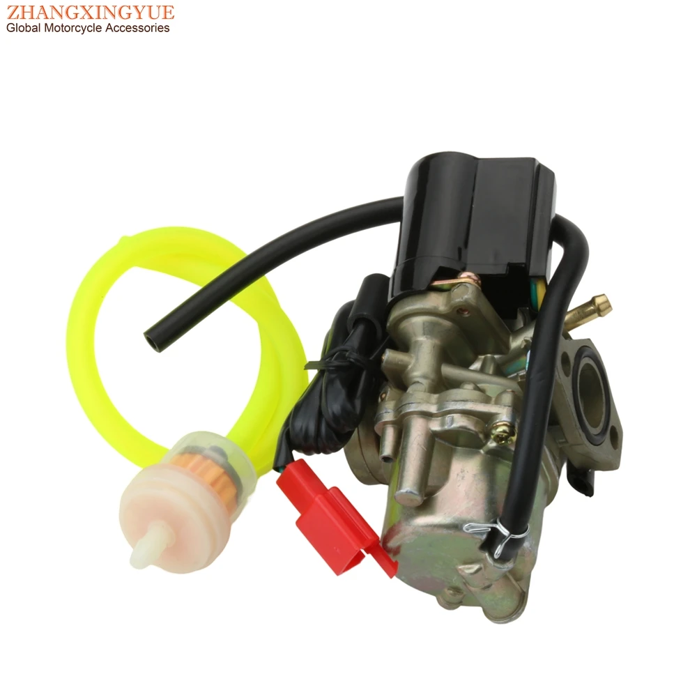 Scooter 17mm Carburetor For Honda Dio 50 AF24 AF30 TACT 50cc Elite SA50 NB50 TG50M Gyro Carb  2T