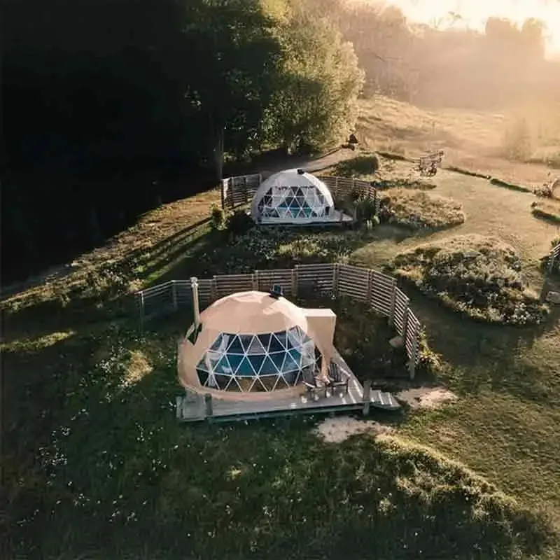 Dome tent 8 meters in size can accommodate 4-5 people spherical tent geodesic bubble tent PVC