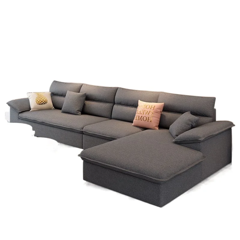 

Technology cloth, sofa, simple, modern, small apartment, living room, cream style