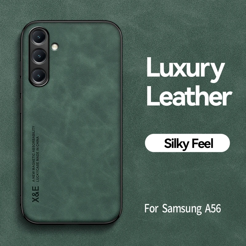 Light Luxury SheePskin Case For Samsung A73 A72 A71 A56 A55 A54 A53 A52 A51 A36 A35 A34 A33 A31 With Magnetic Suction Phone Case — product photo 1 of 1
