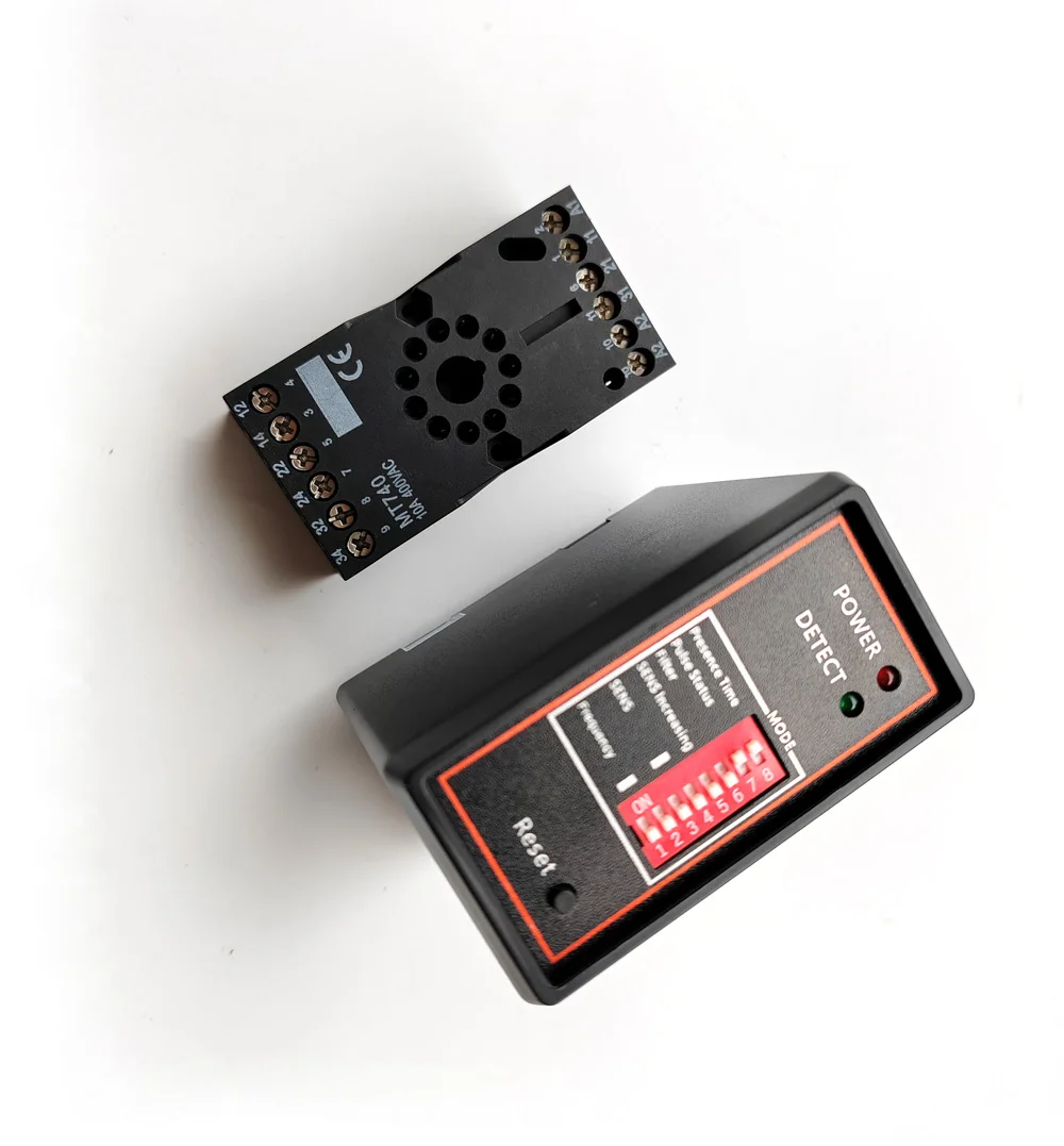 PD132 Detector de bucle de vehículo multivoltaje 12V-220v AC/DC Sensor de puerta Dispositivo de seguridad de un solo canal