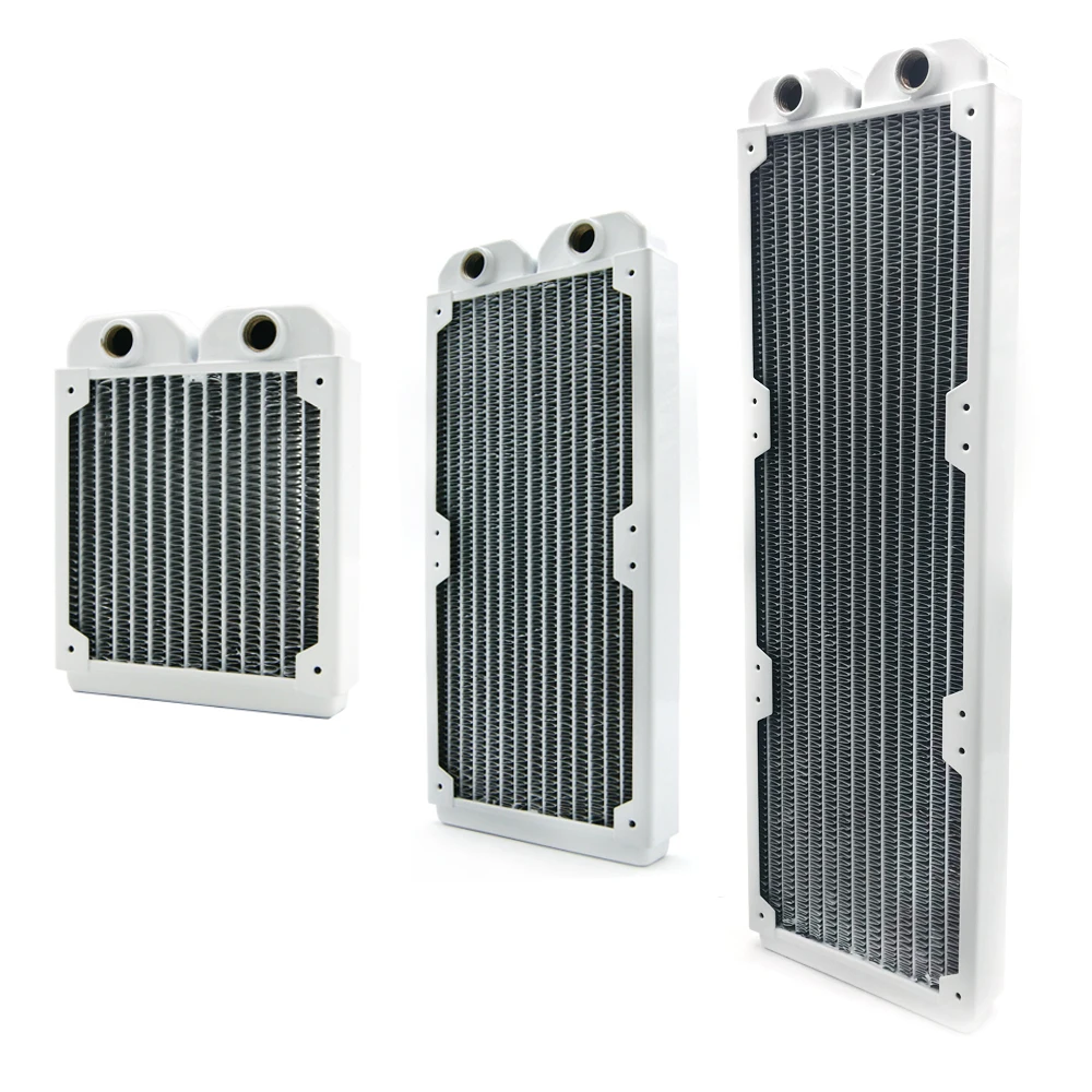 Colorful Computer Water Cooling Radiator 28MM Copper Row 120X For 120mm FAN Black/White/Blue/Red/Yellow New Arrival