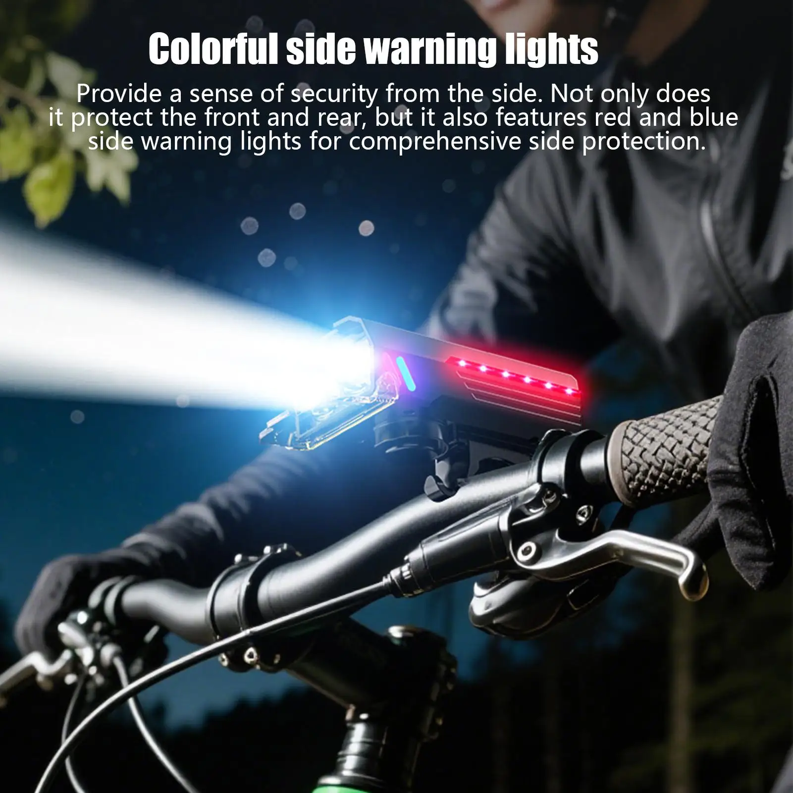 

Светодиодные велосипедные фонари, перезаряжаемые, супер яркие, с звуковым сигналом, комплект передних и задних фонарей для взрослых, мужчин, женщин, скутера, электронного велосипеда, горного велосипеда