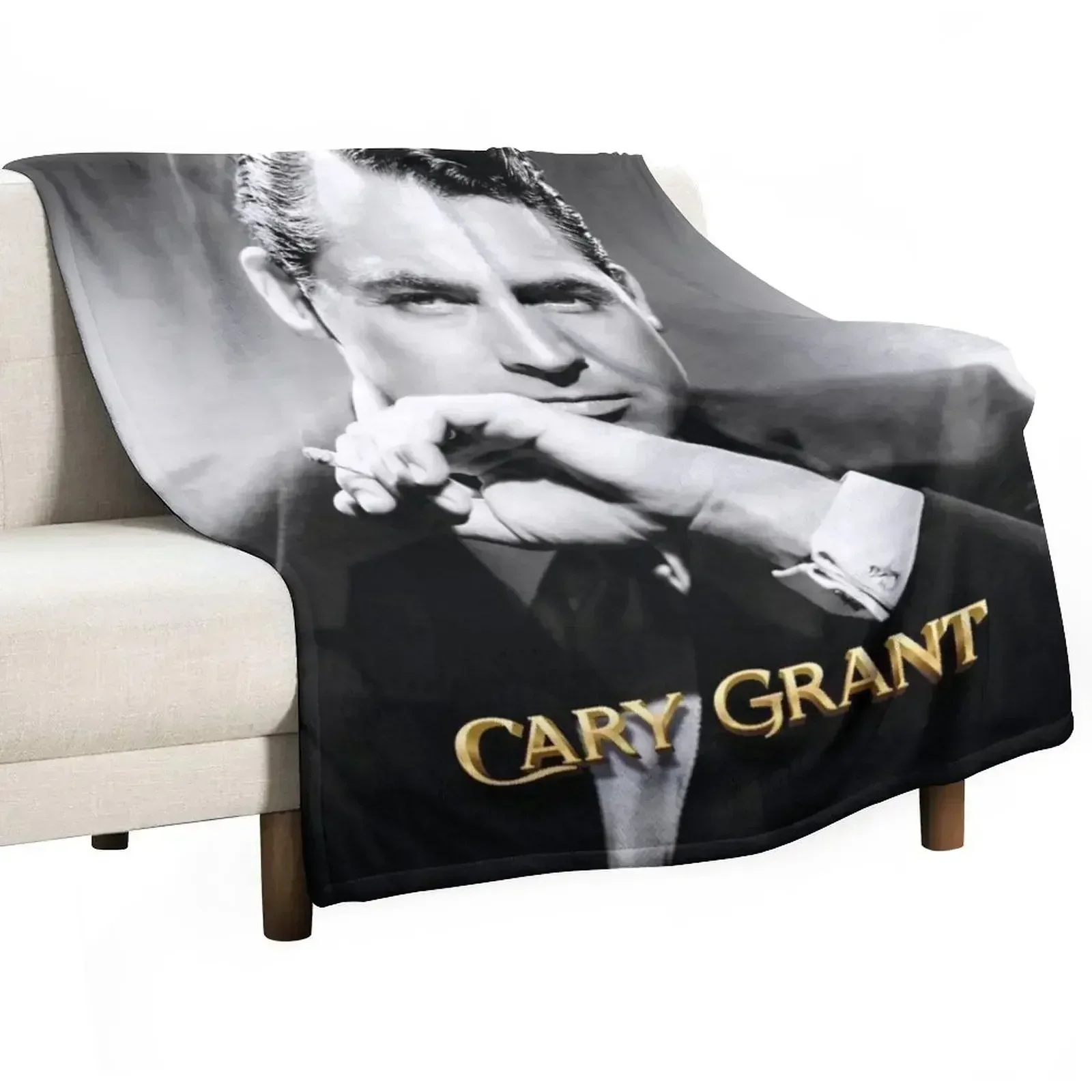 New Cary Grant Throw Blanket Bed linens Soft Soft Plaid Blankets