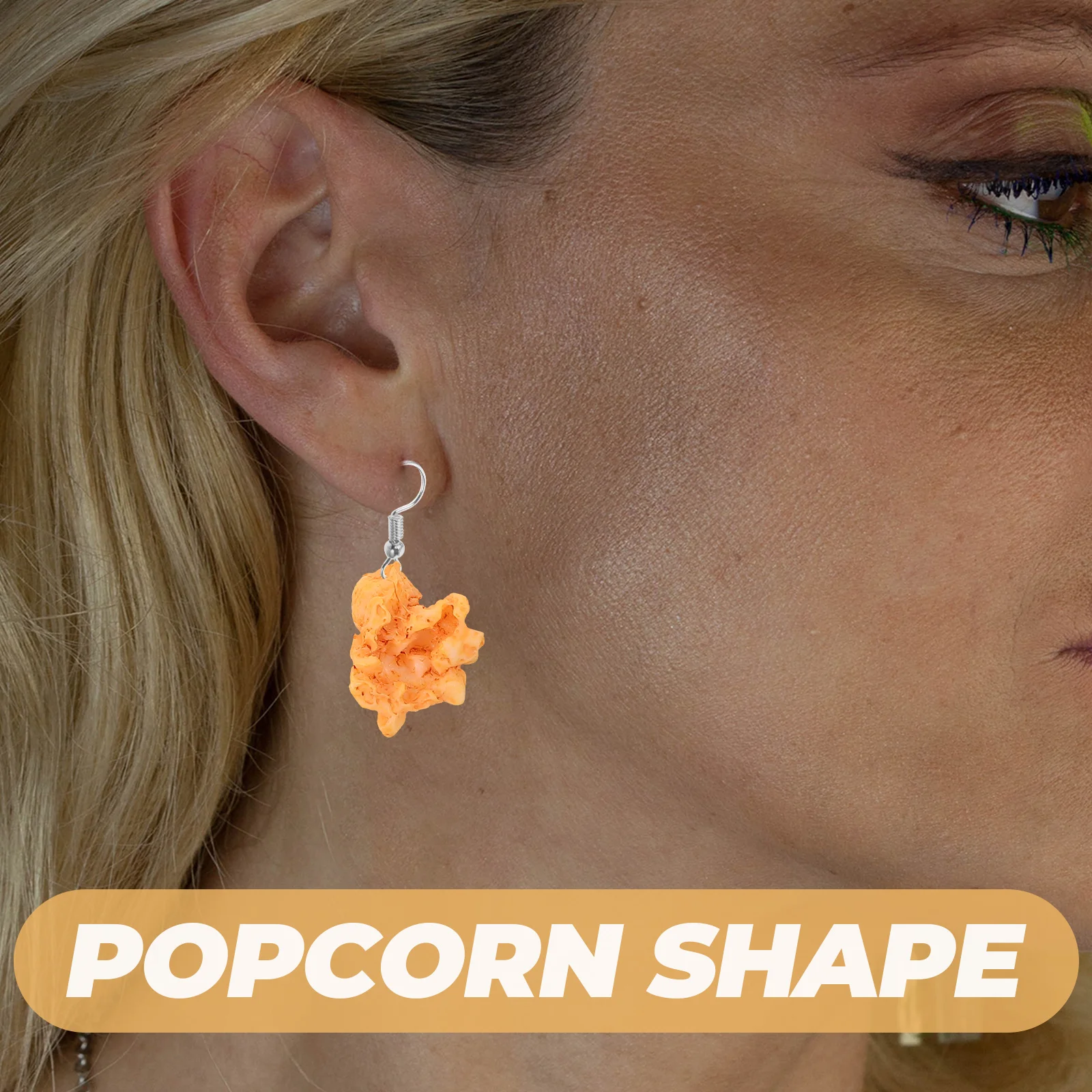 

20pcs Popcorn Decor Accessories for DIY Earring Phone Case Micro Landscape Ornament Resin Popcorn Accessory Craft Supplies