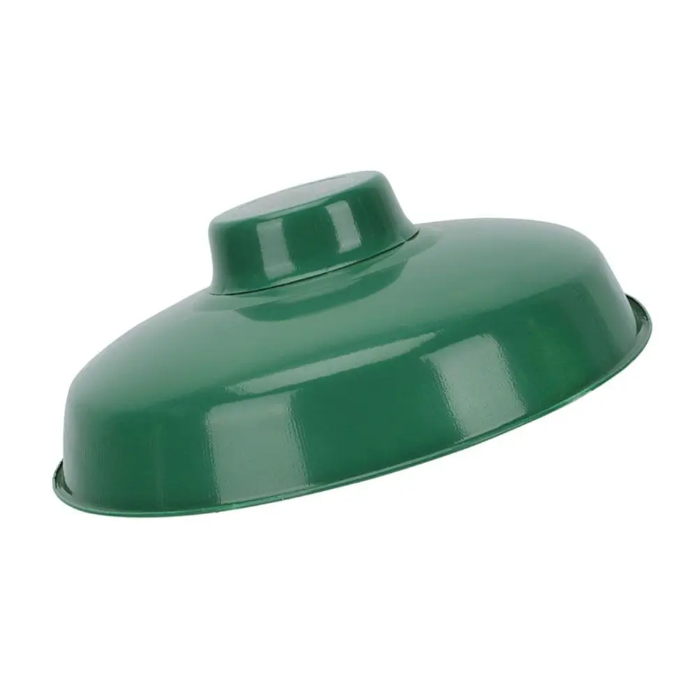 

Vintage Green Lampshade 35cm Enamel Metal Shade Retro Wall Ceiling Light Cover Home Decor Study Bedroom Garden Kitchen Lighting