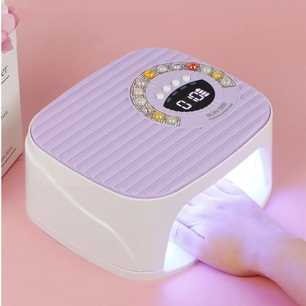 

Professional 45 LEDs Nail Lamp Rechargeable Quick Gel Nail Polish Dryer 4 Timers Powerful Nail UV Light Nail Salon Equipment